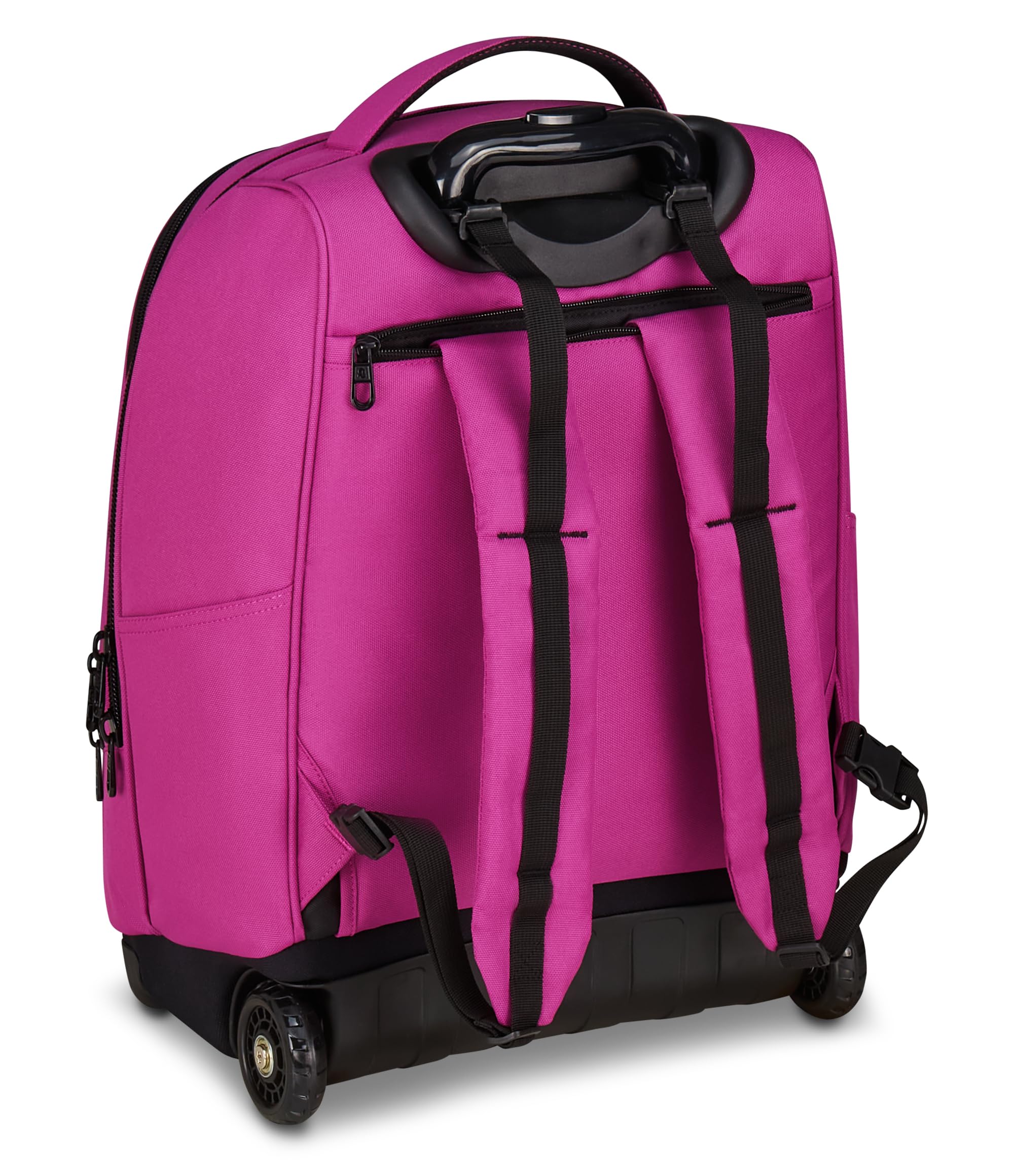 invicta-trolley-scuola-new-benin-solid-fucsia-2-in-1-trolley-e-zaino image 6