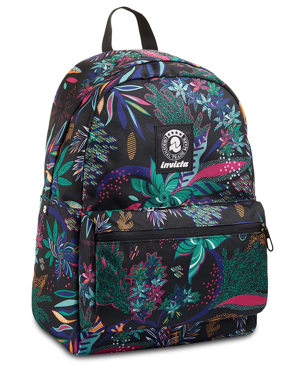 invicta-zaino-barly-fantasy-25l-monoscomparto-con-tasca-laptop-e-patch-jacquard image 2