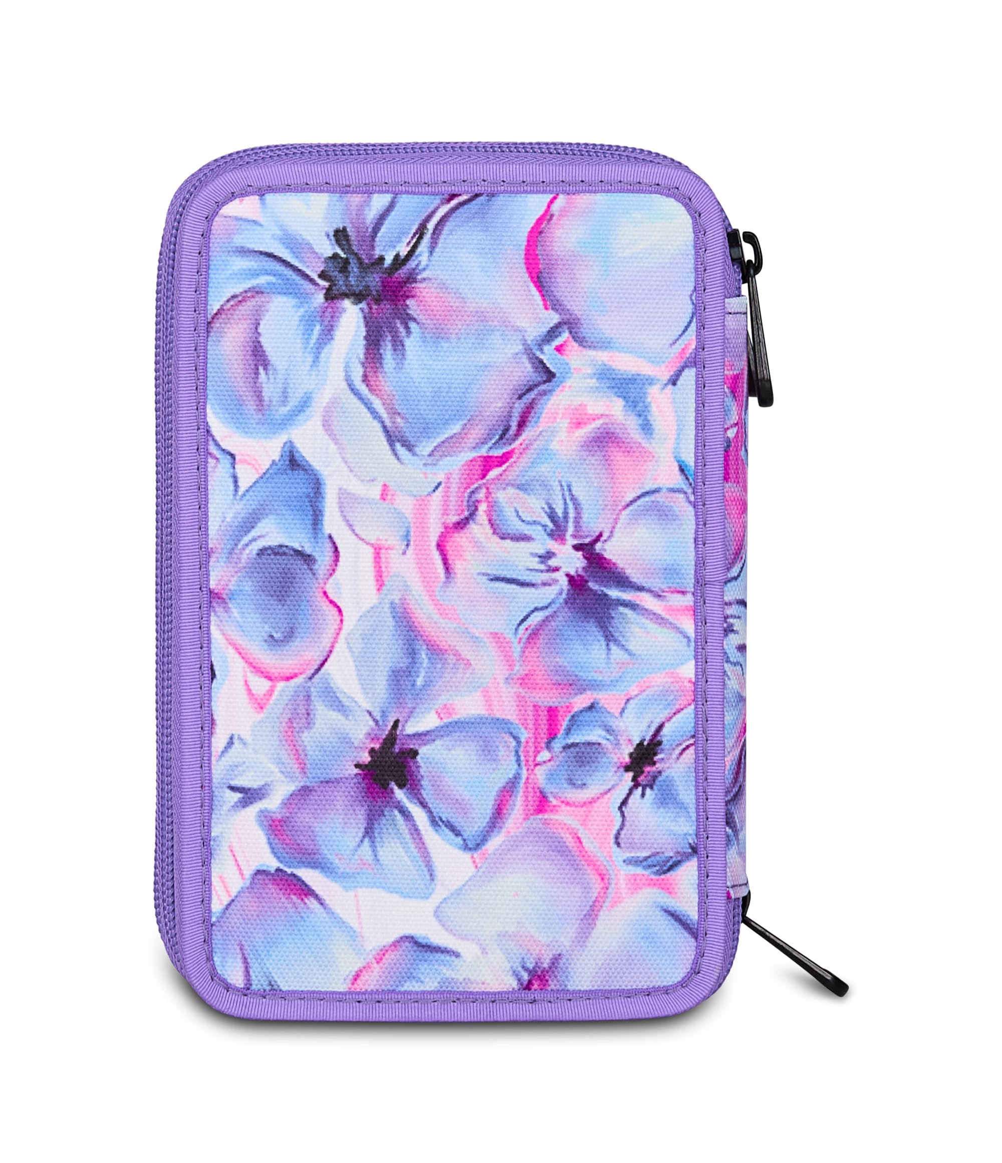 invicta-astuccio-scuola-3-zip-fantasy-lilla-portapenne-triplo-scomparto-con-acce image 6