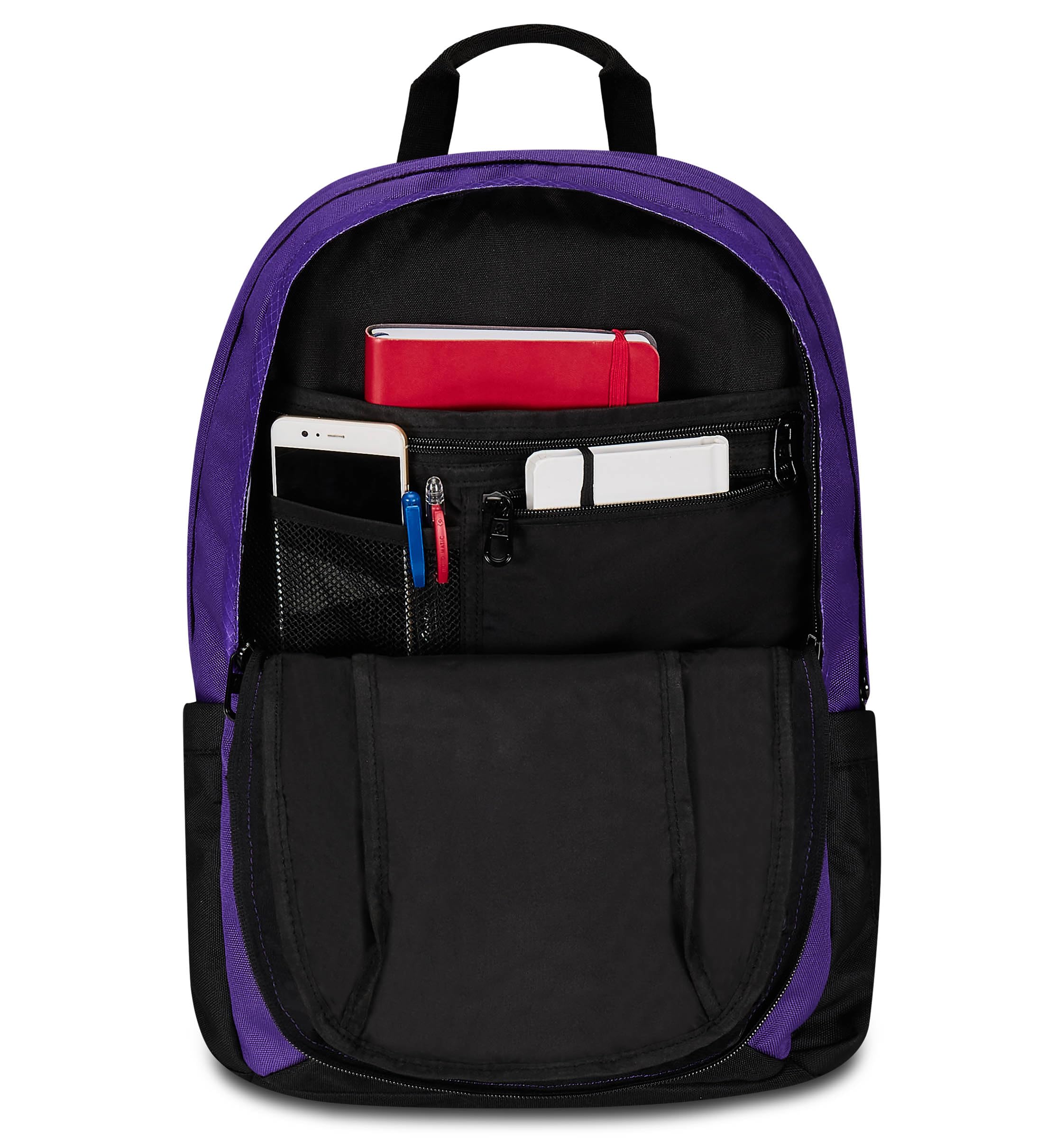 zaino-invicta-moab-solid-viola-29l-con-tasca-pc-cinghia-a-vita-e-nastro-torace image 6