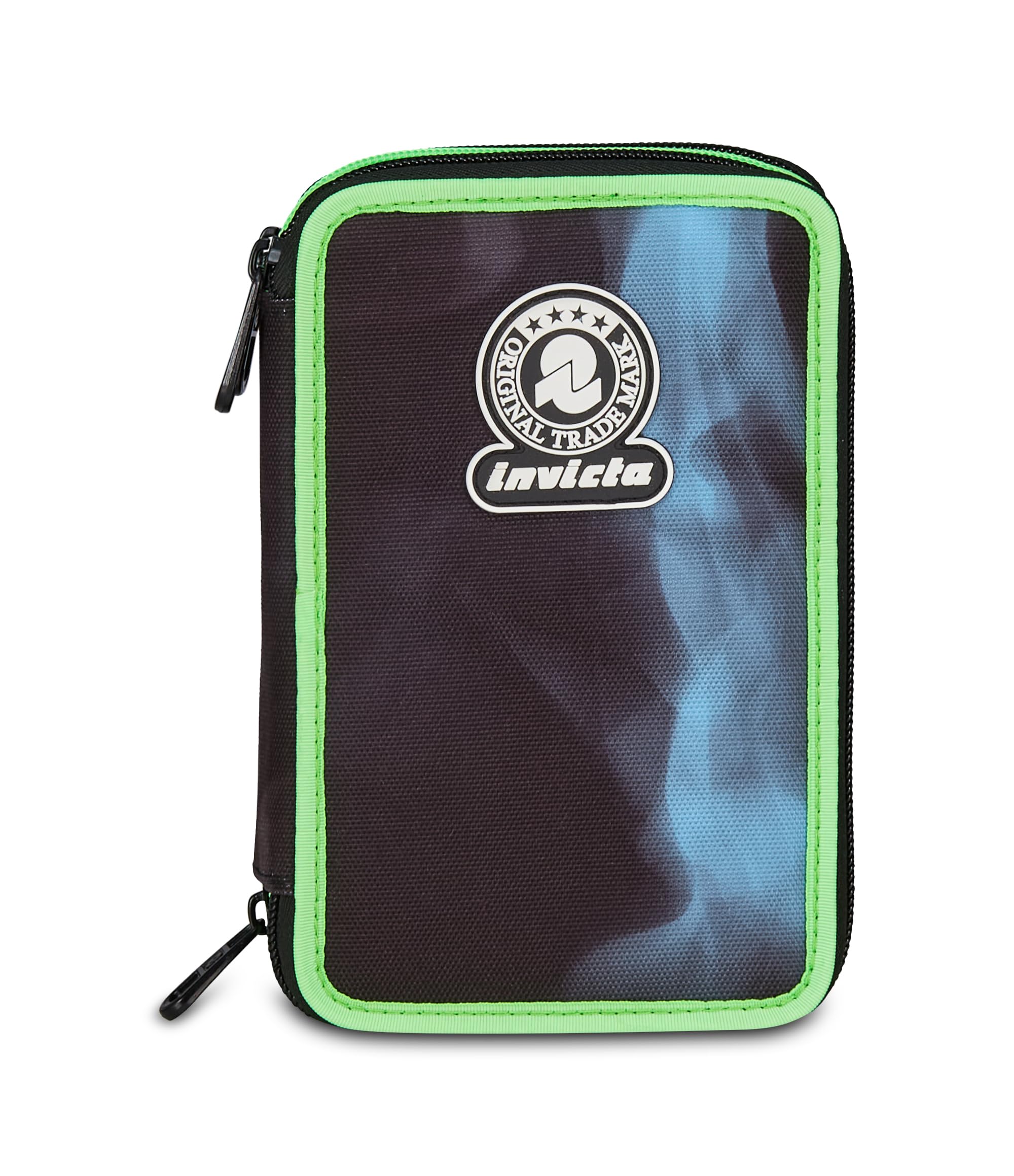 invicta-astuccio-scuola-3-zip-fantasy-blu-portapenne-triplo-scomparto-con-penne- image 6