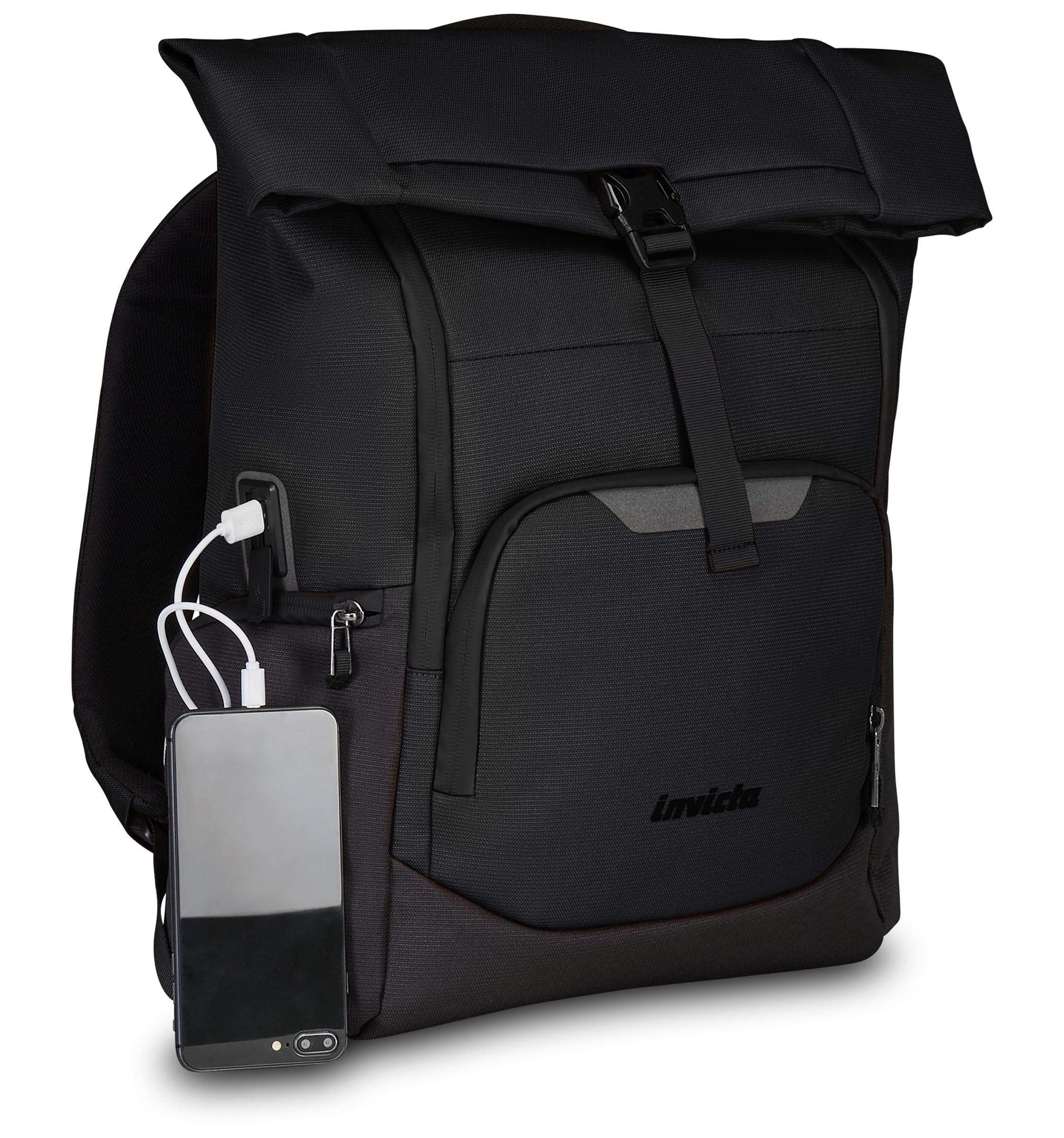 invicta-zaino-invict-act-fold-roll-top-unisex-adulto-con-fondo-rinforzato-e-port image 5