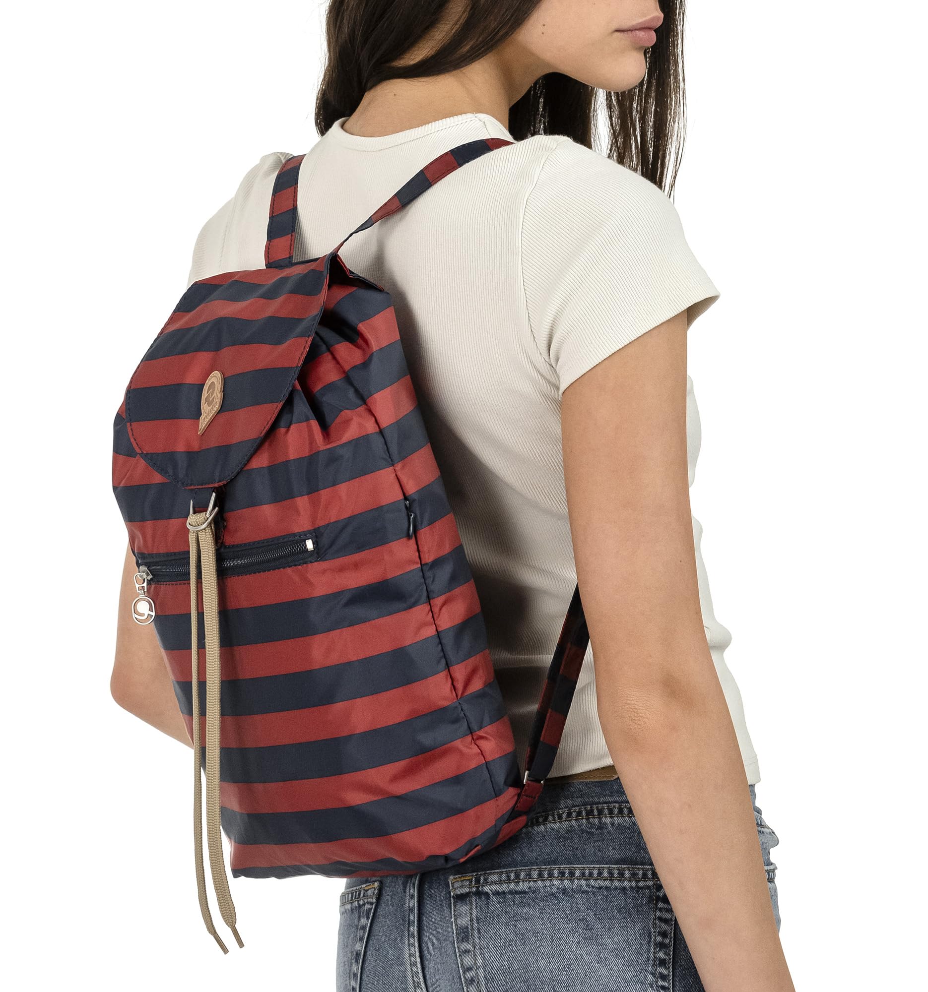 invicta-minisac-zaino-tascabile-richiudibile-a-righe-unisex image 4