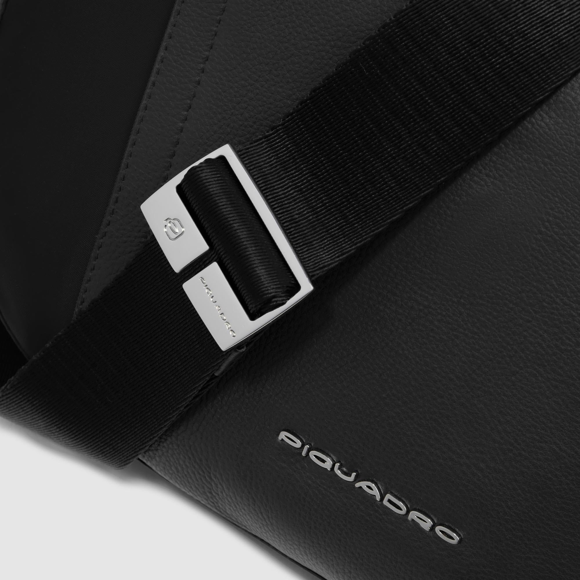 piquadro-circle-borsa-a-tracolla-donna-porta-ipad-mini-in-pelle-e-tessuto-ricicl image 4
