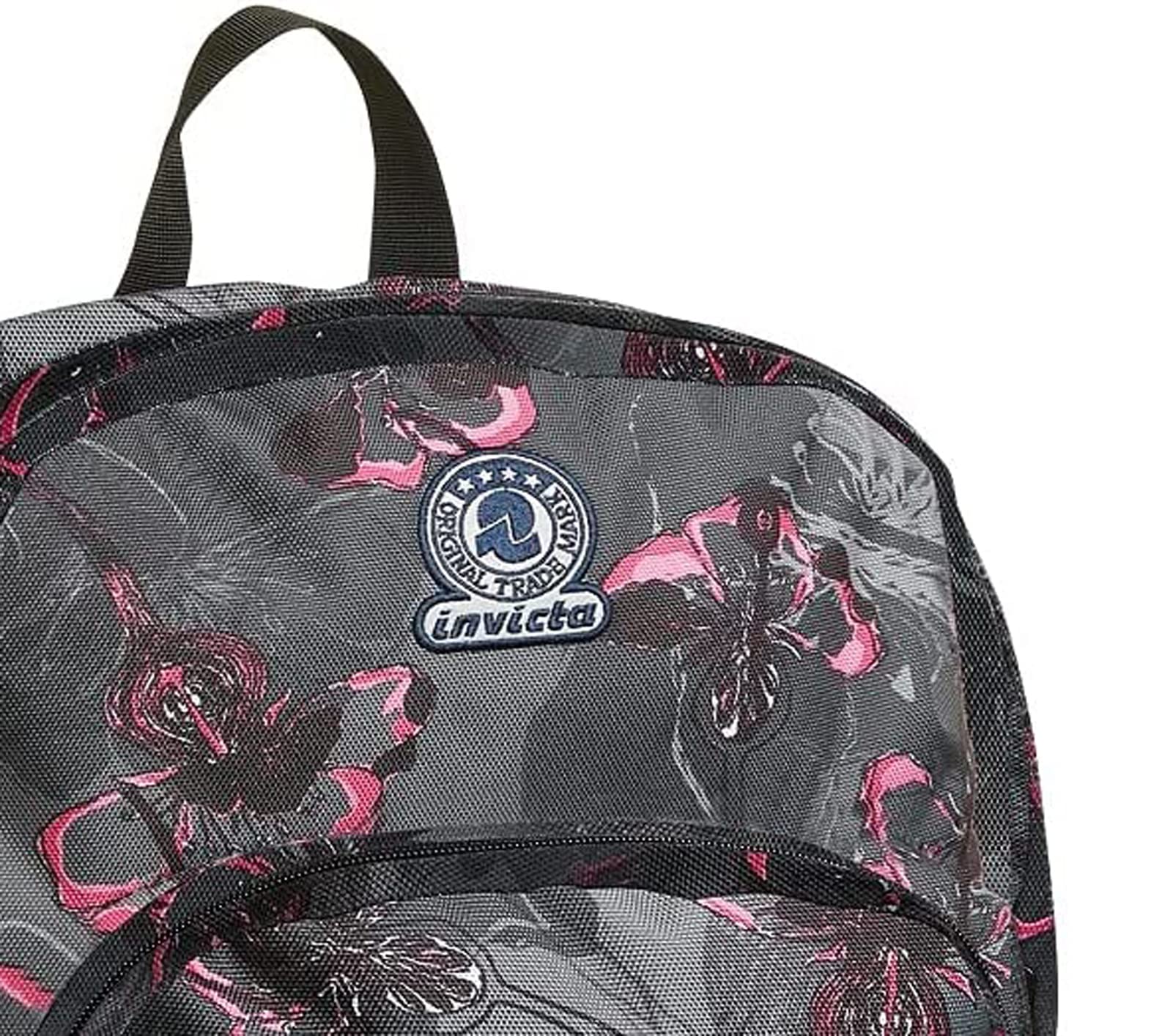 invicta-benin-m-zaino-28l-dark-bloom-nero-doppio-scomparto-per-scuola-e-tempo-li image 2