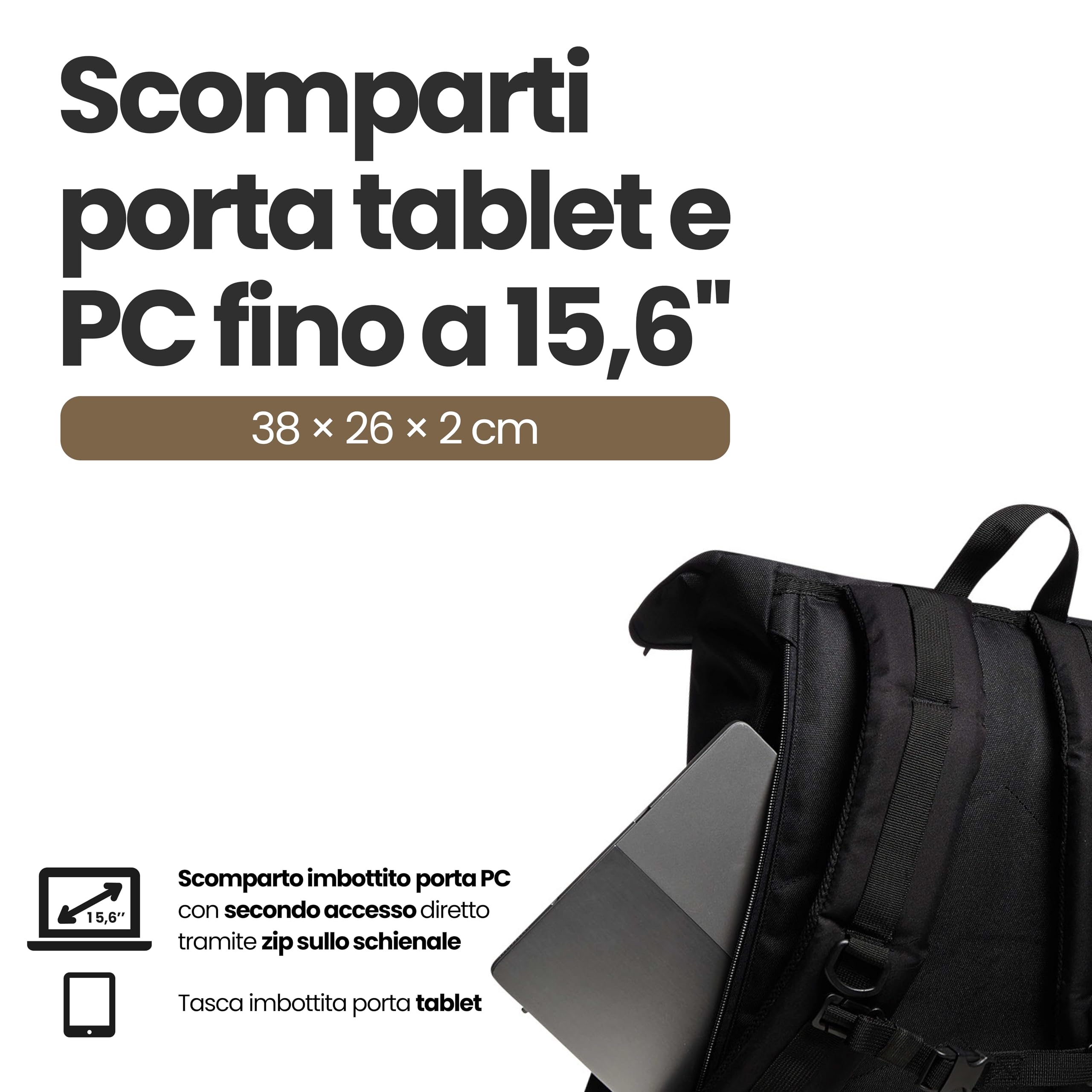 invicta-invict-act-fold-zaino-23lt-chiusura-arrotolabile-tasca-pc-materiale-rici image 3