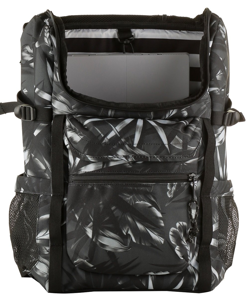 invicta-carlson-zaino-triko-bianco-nero-con-tasca-porta-pc-imbottita-27-litri-un image 5