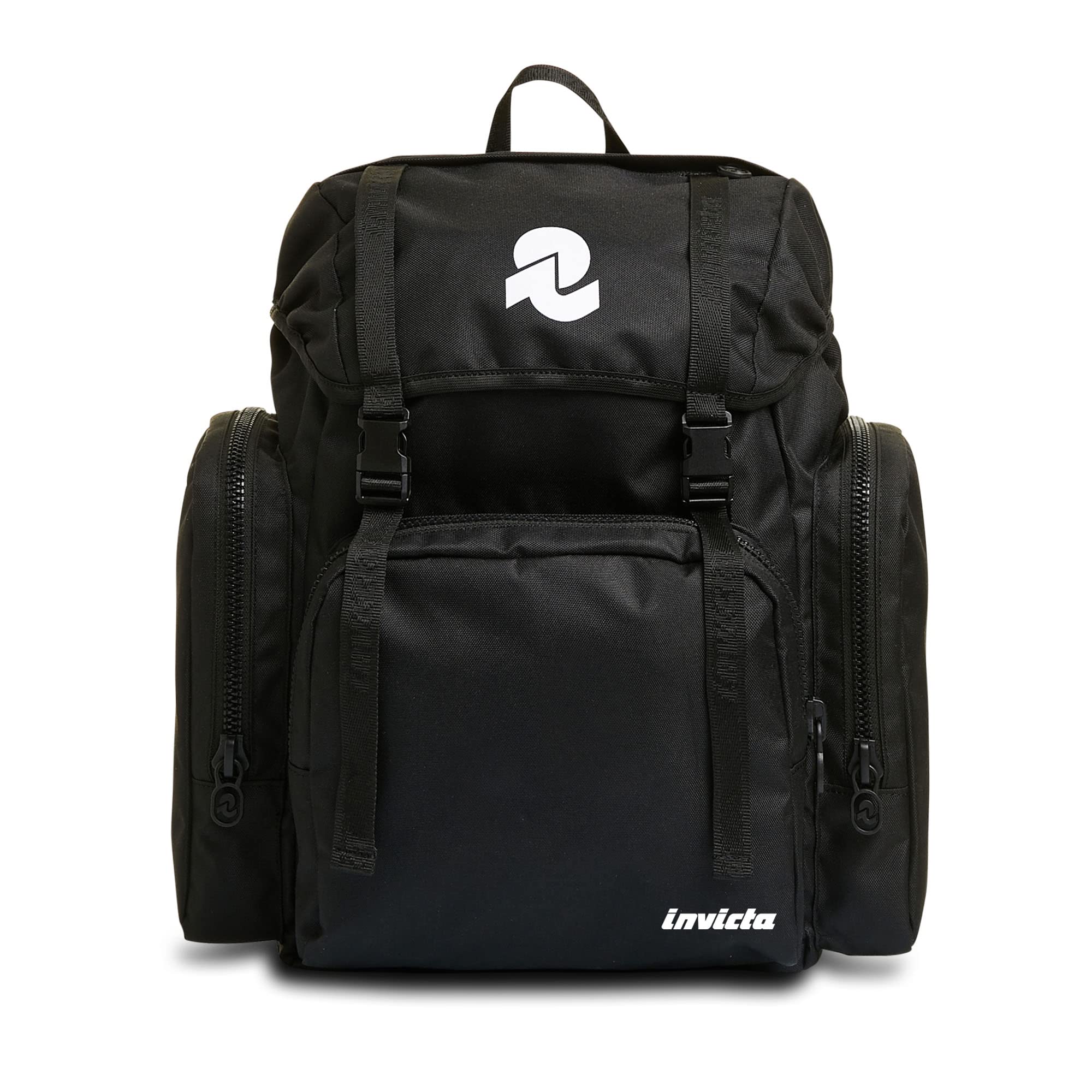 invicta-urban-x-zaino-nero-25lt-tasca-porta-pc-fino-a-14-in-eco-material-per-lav image 1
