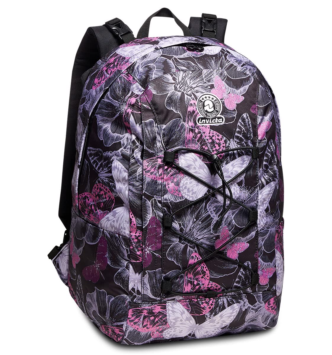 invicta-twist-zaino-reversibile-rosa-e-nero-27-litri image 1