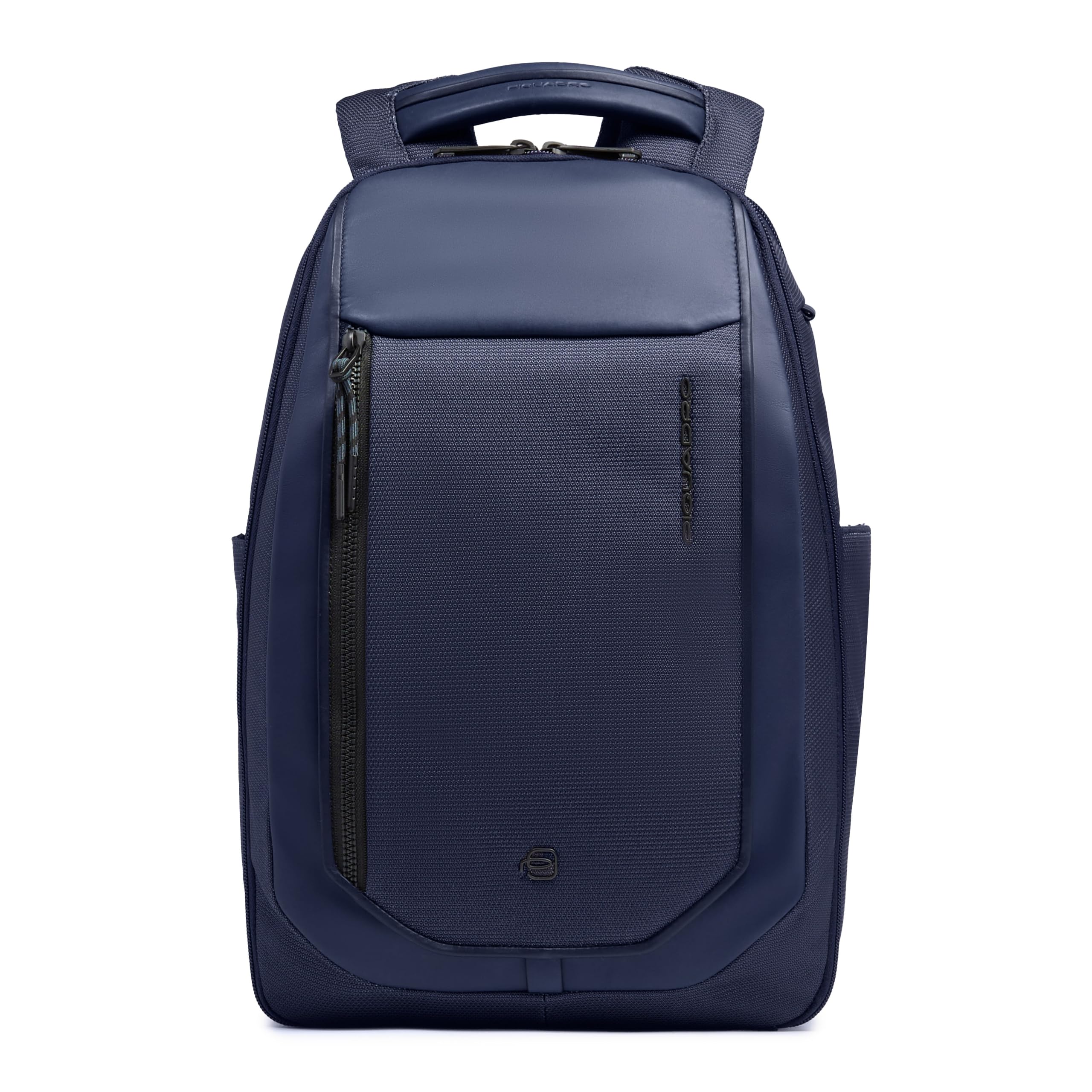 piquadro-zaino-da-viaggio-porta-pc-14-in-tessuto-riciclato-con-usb-e-protezione- image 1