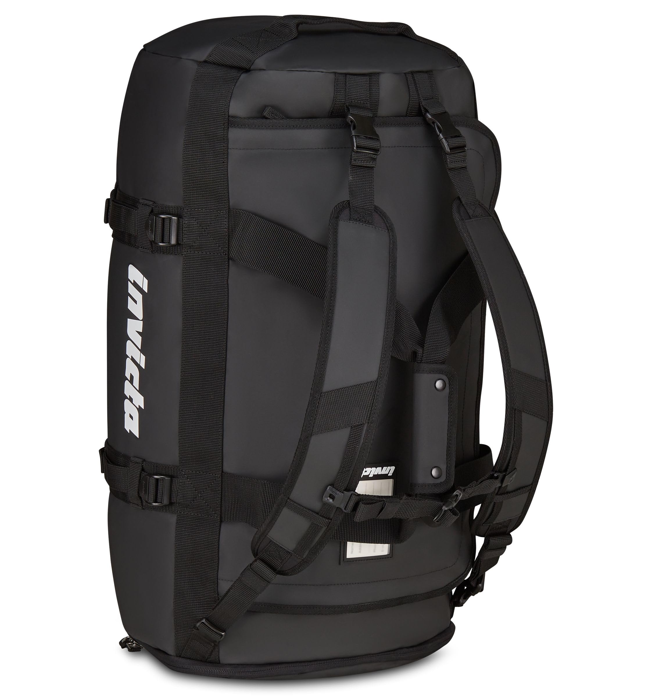 invicta-zaino-da-viaggio-70l-62x35x35-cm-nero-borsone-convertibile-con-spallacci image 1