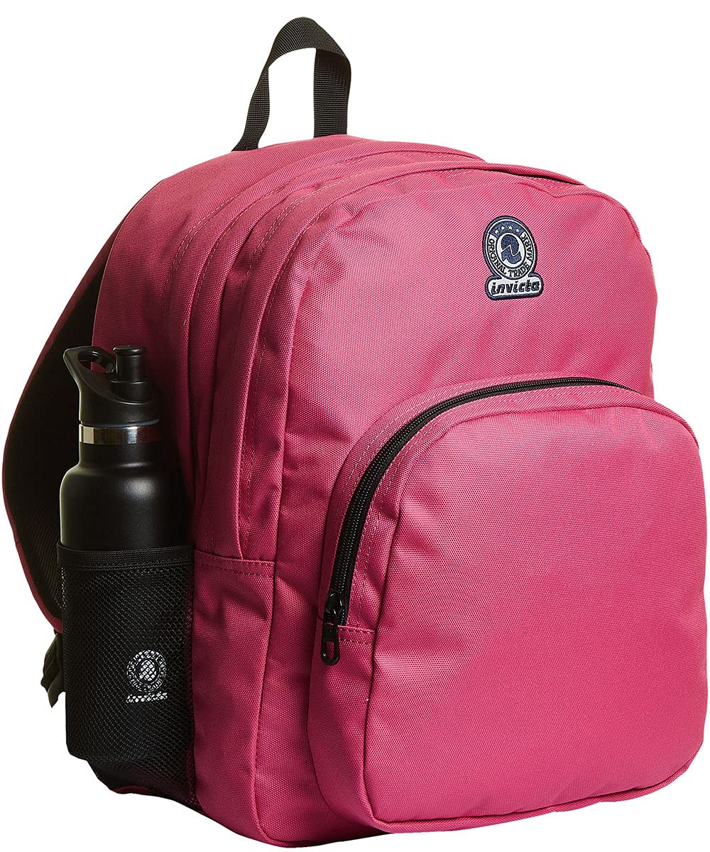 invicta-zaino-benin-m-doppio-scomparto-tasca-porta-pc-rosa-per-scuola-e-tempo-li image 4