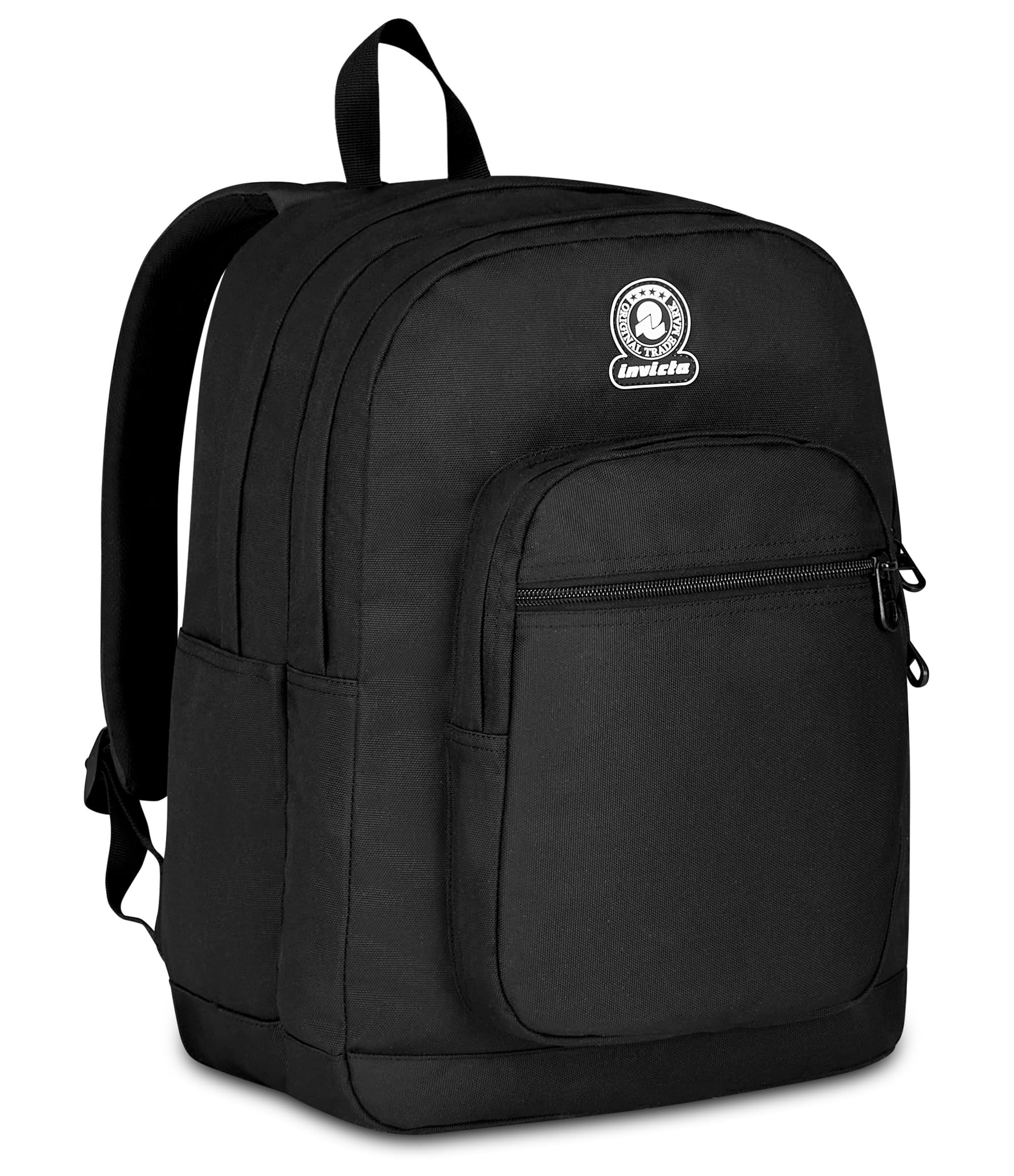 invicta-zaino-dial-solid-nero-con-tasca-porta-pc-e-porta-borraccia-capienza-34l- image 2