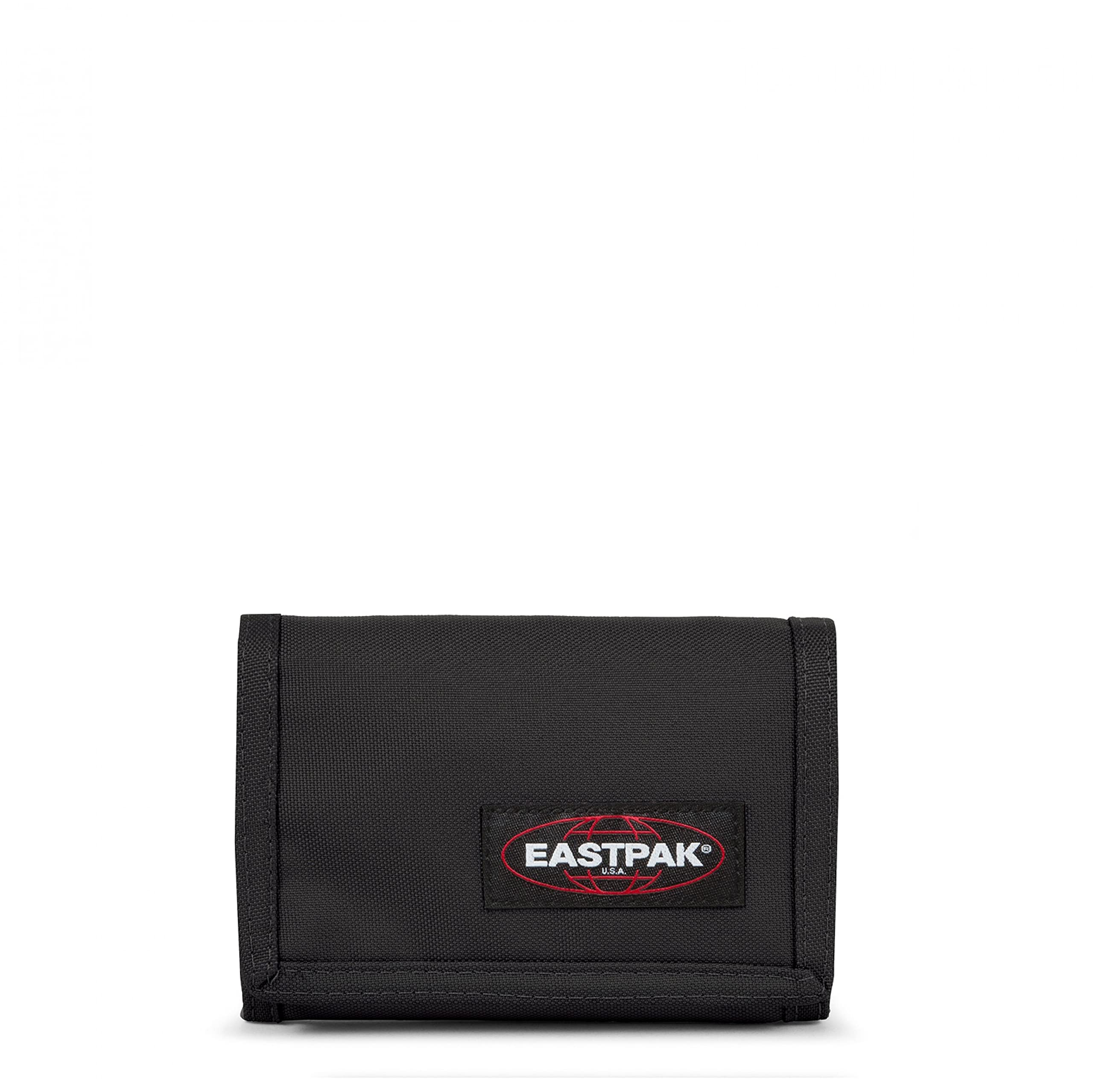 eastpak-portafoglio-e-portachiavi-crew-single-adulto-colore-black-3-ante-con-str image 1