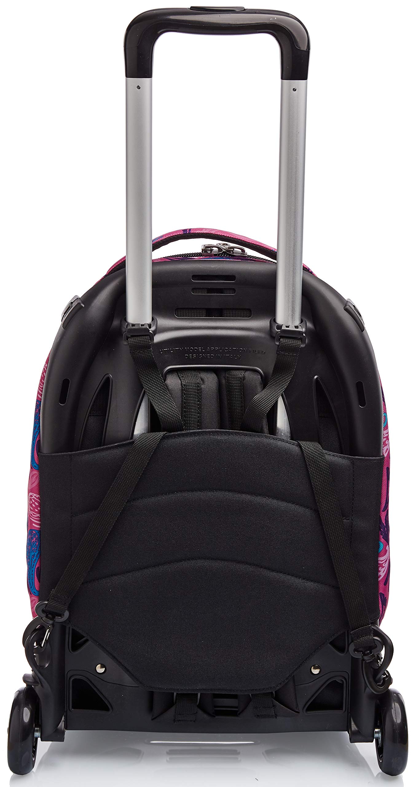 invicta-trolley-scuola-tech-3-in-1-rosa-paisley-zaino-con-carrello-sganciabile-e image 7