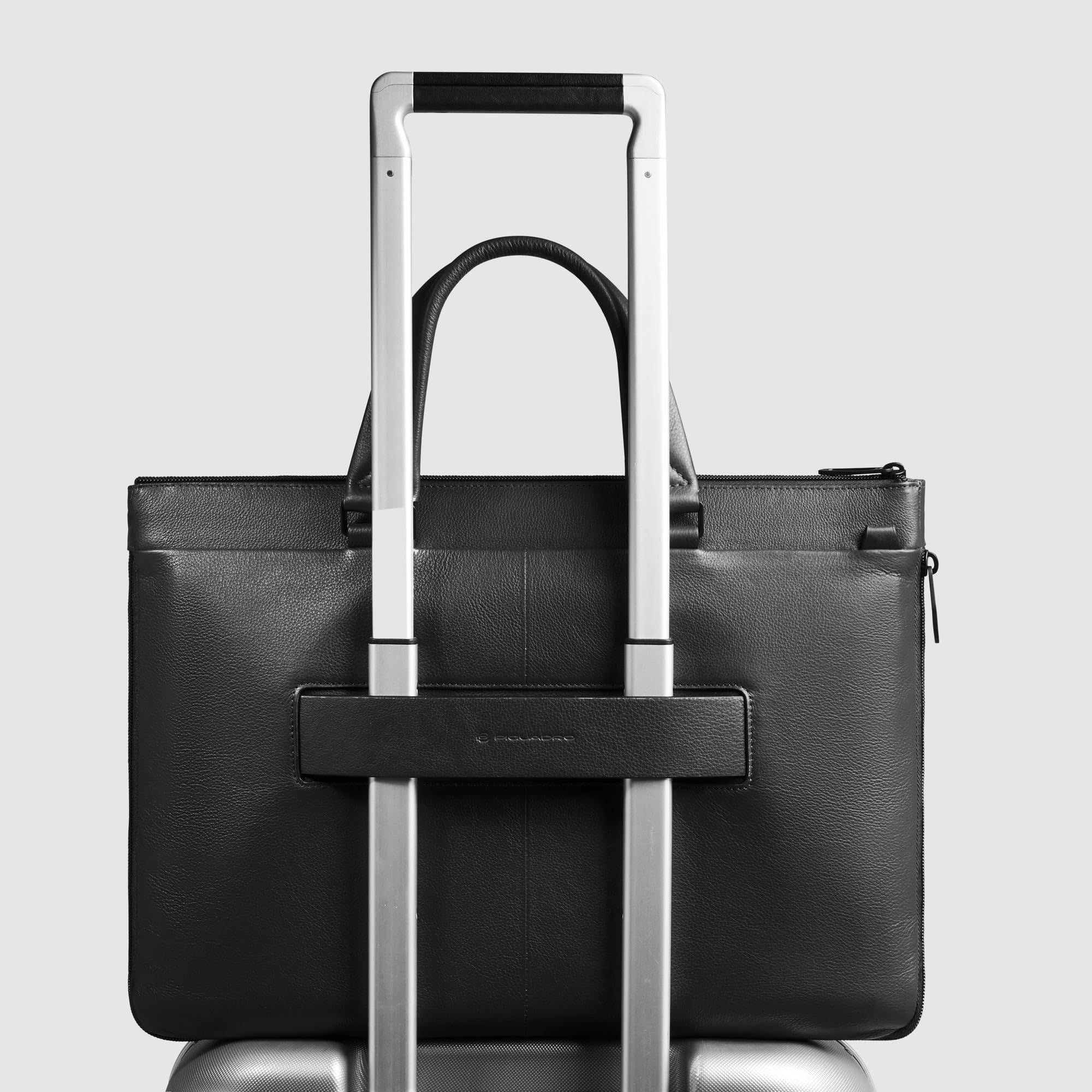 piquadro-borsa-lavoro-compatta-porta-pc-15-6-in-pelle-uomo-nero image 3