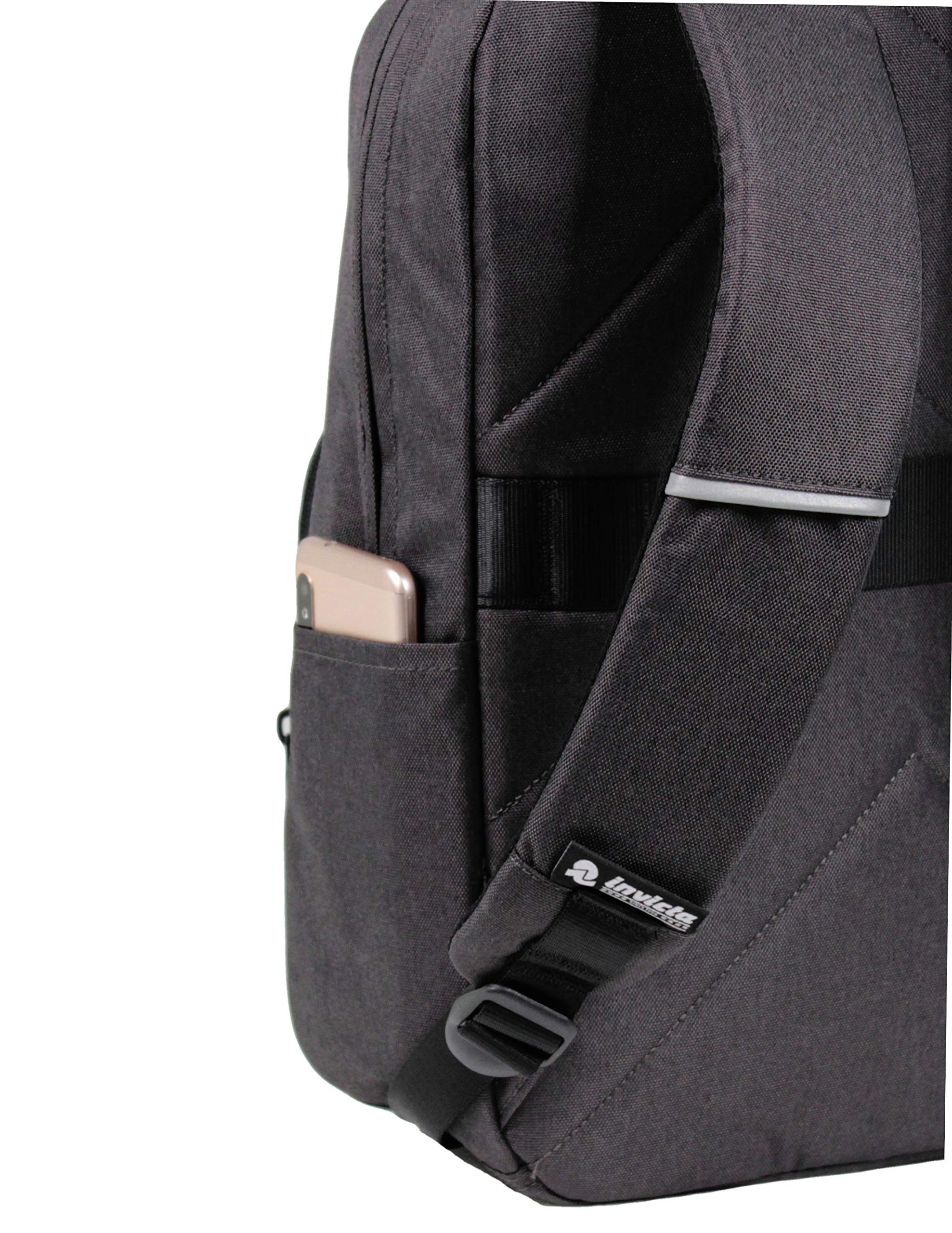 invicta-easy-medium-zaino-ufficio-20l-nero-con-vano-laptop-15-6 image 5
