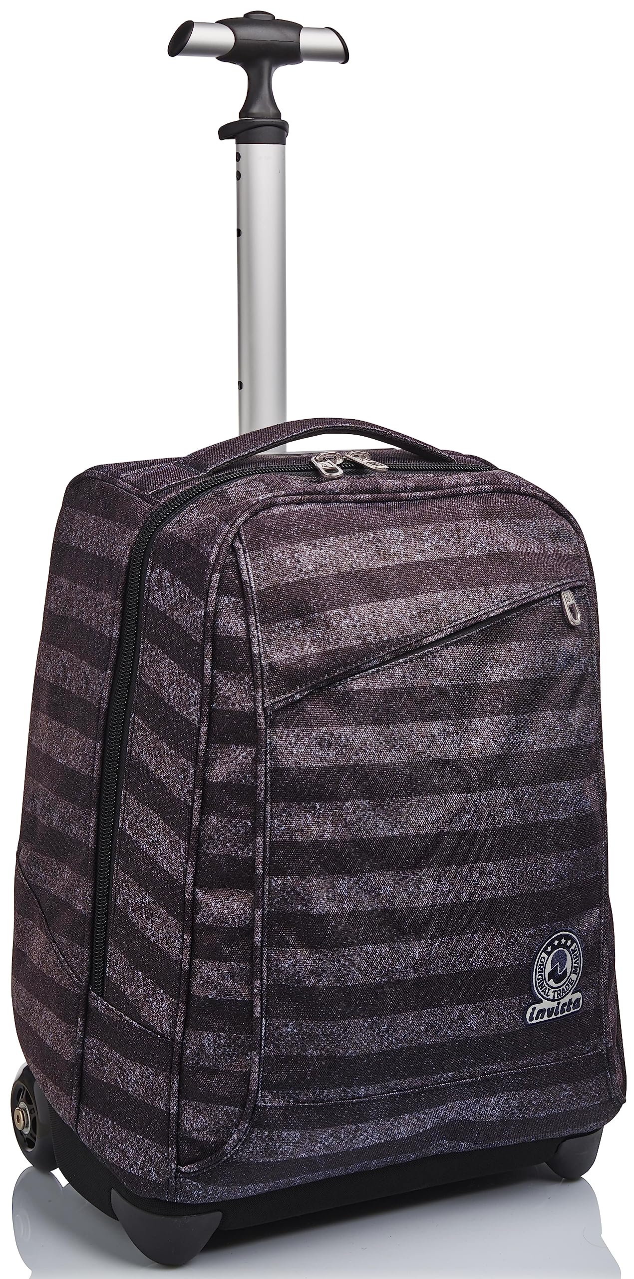 invicta-trolley-scuola-camo-shades-2-in-1-zaino-o-trolley-35l-verde image 8