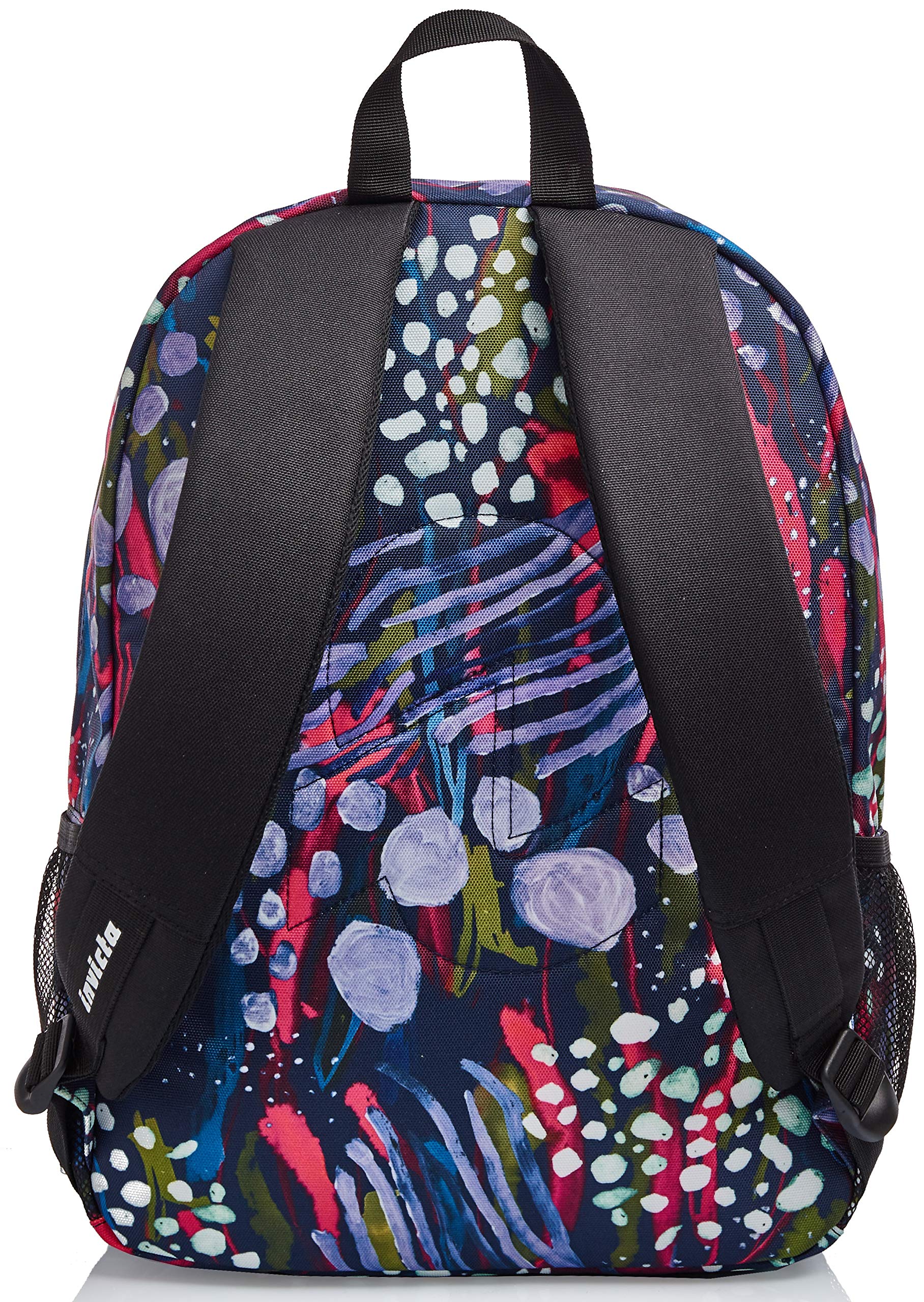invicta-zaino-strong-abstract-jungle-blu-doppio-scomparto-38l-scuola-e-tempo-lib image 4