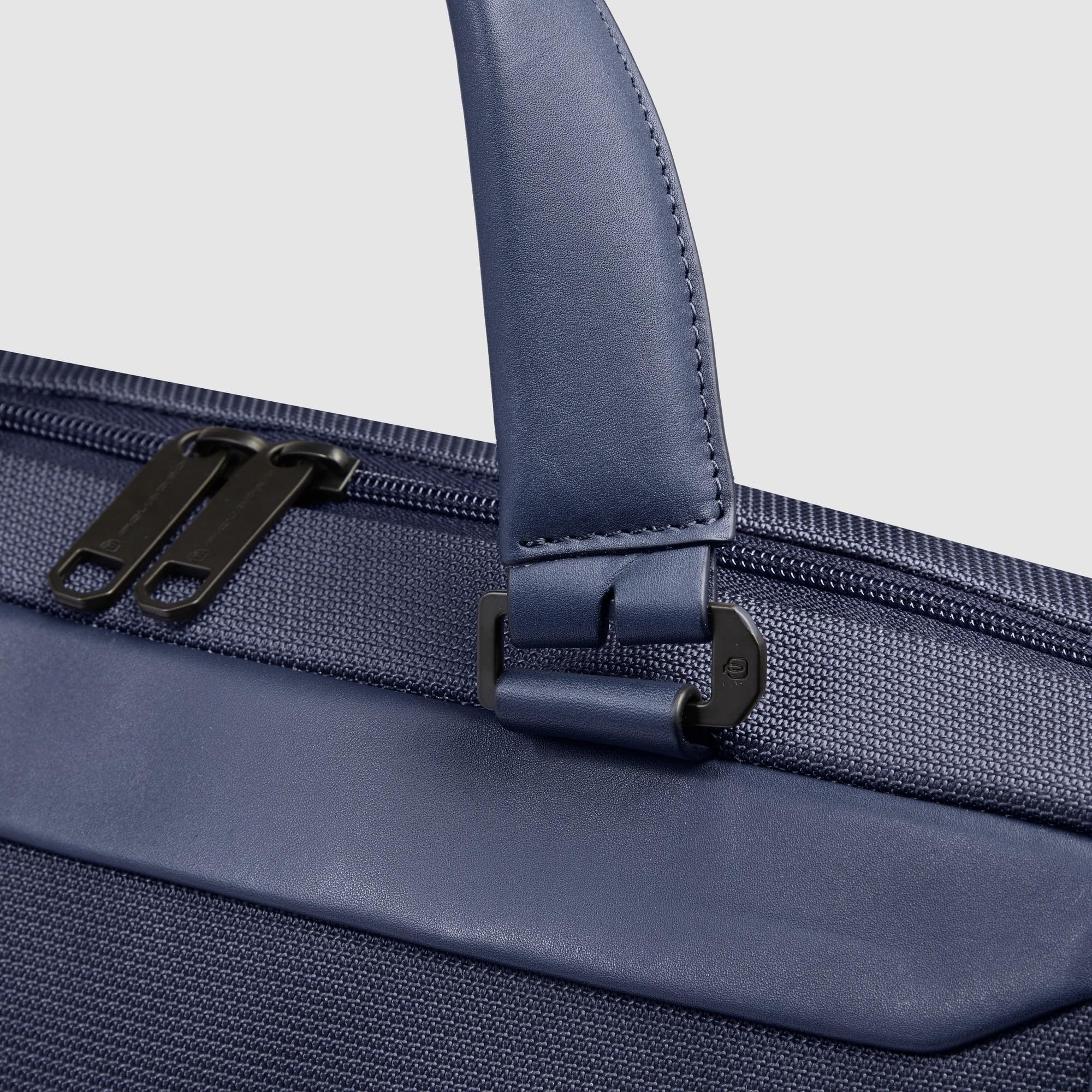 piquadro-borsa-da-lavoro-uomo-per-pc-15-6-in-pelle-e-tessuto-riciclato-con-prote image 6