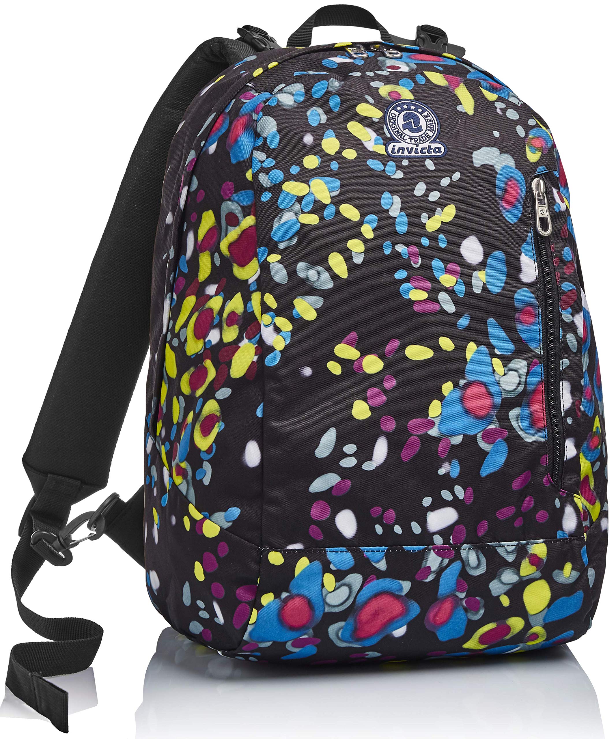 invicta-zaino-reversibile-twist-eco-2-in-1-con-lato-fantasia-e-tinta-unita-27-li image 1