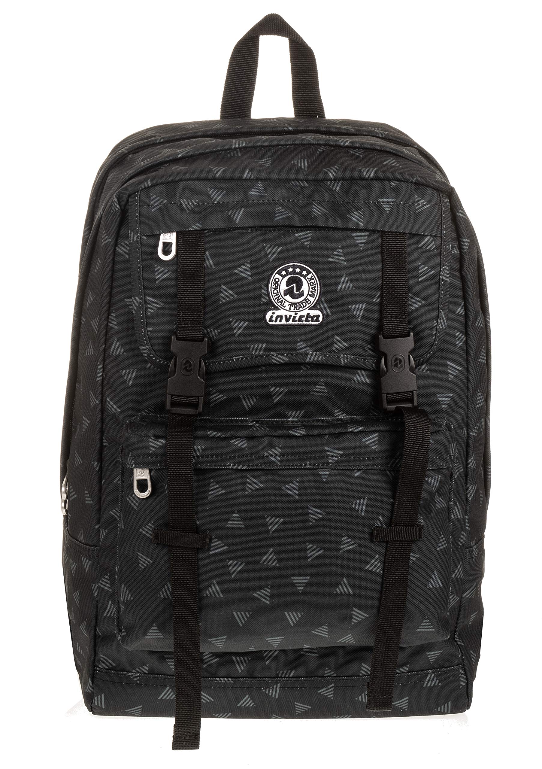 invicta-zaino-duffy-triangle-nero-30-l-doppio-scomparto-porta-laptop-fino-a-15-s image 2