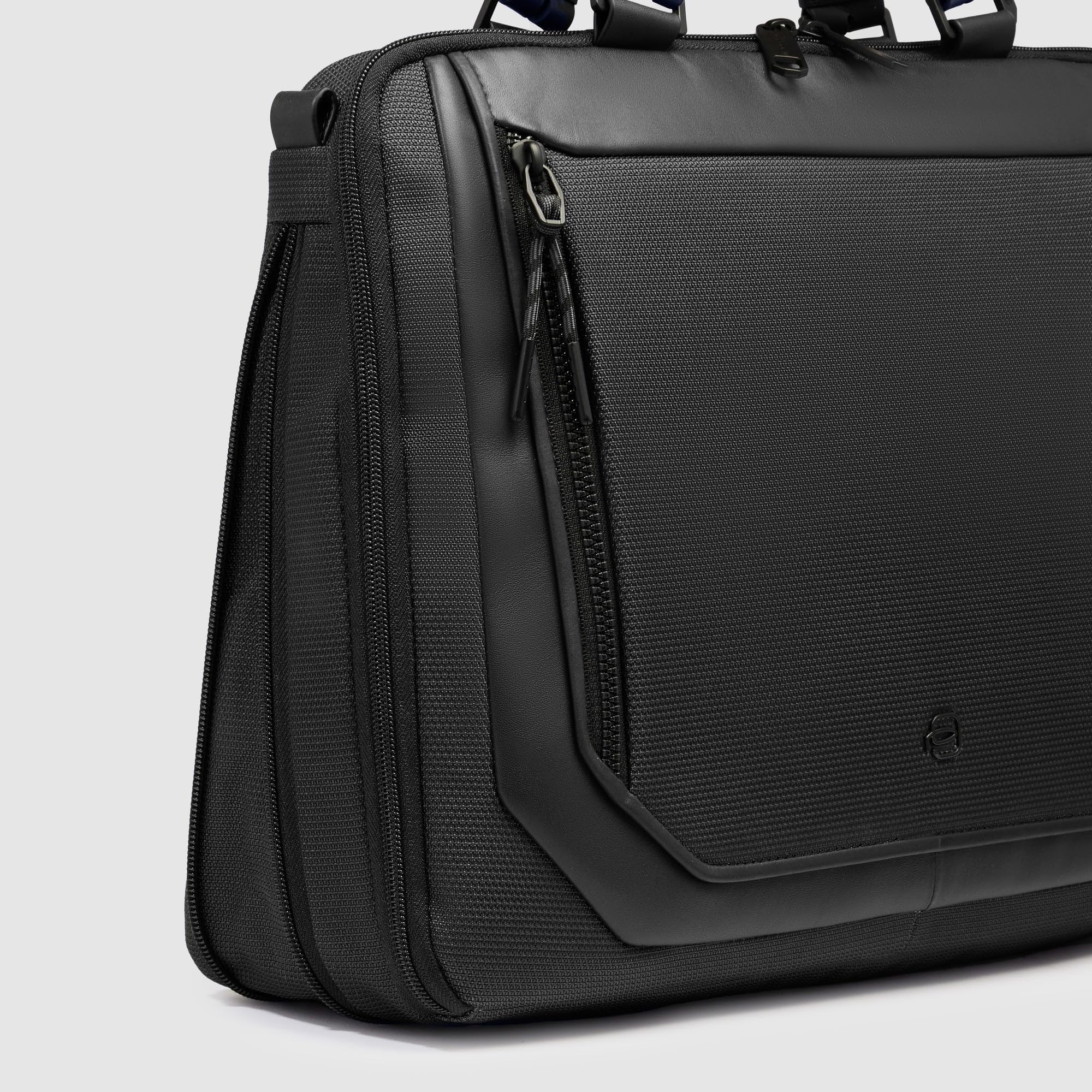 piquadro-borsa-da-lavoro-uomo-espandibile-in-pelle-e-tessuto-per-pc-14 image 5