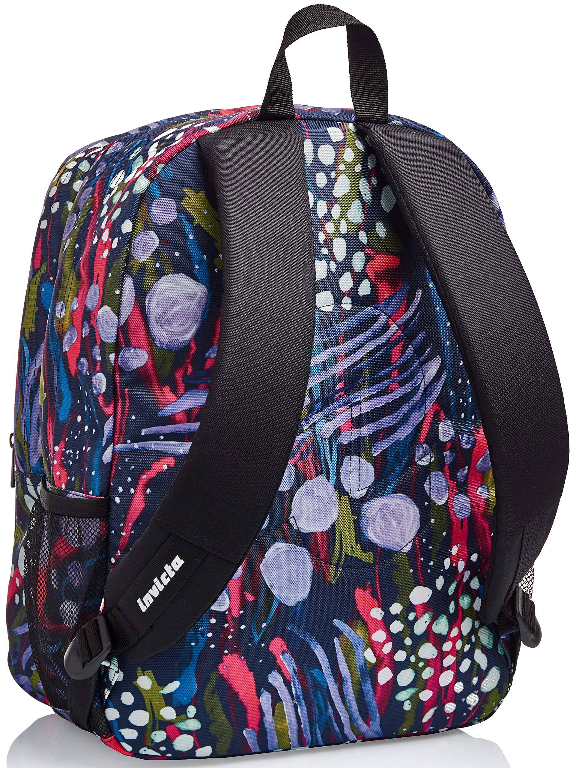 invicta-zaino-strong-abstract-jungle-blu-doppio-scomparto-38l-scuola-e-tempo-lib image 5